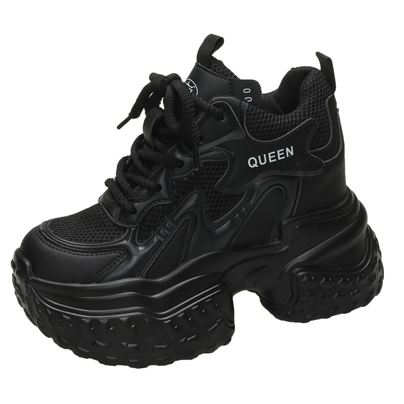 Mesh Breathable Platform Sports Casual Daddy Shoes